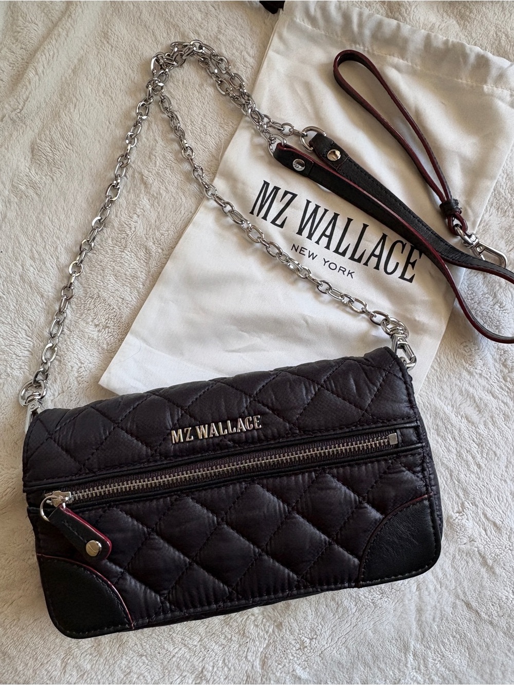 MZ Wallace Crosby Convertible wristlet wallet crossbody